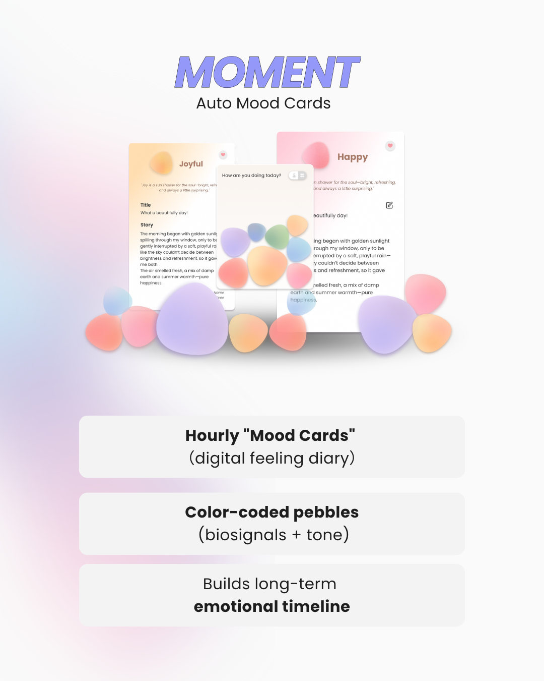 NUNA Mood Cards: Your Emotional Timeline